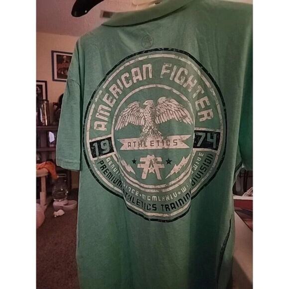 AMERICAN FIGHTER Affliction INDIAN RIVER Athletic Biker MMA Large NWT A101 - Picture 2 of 6